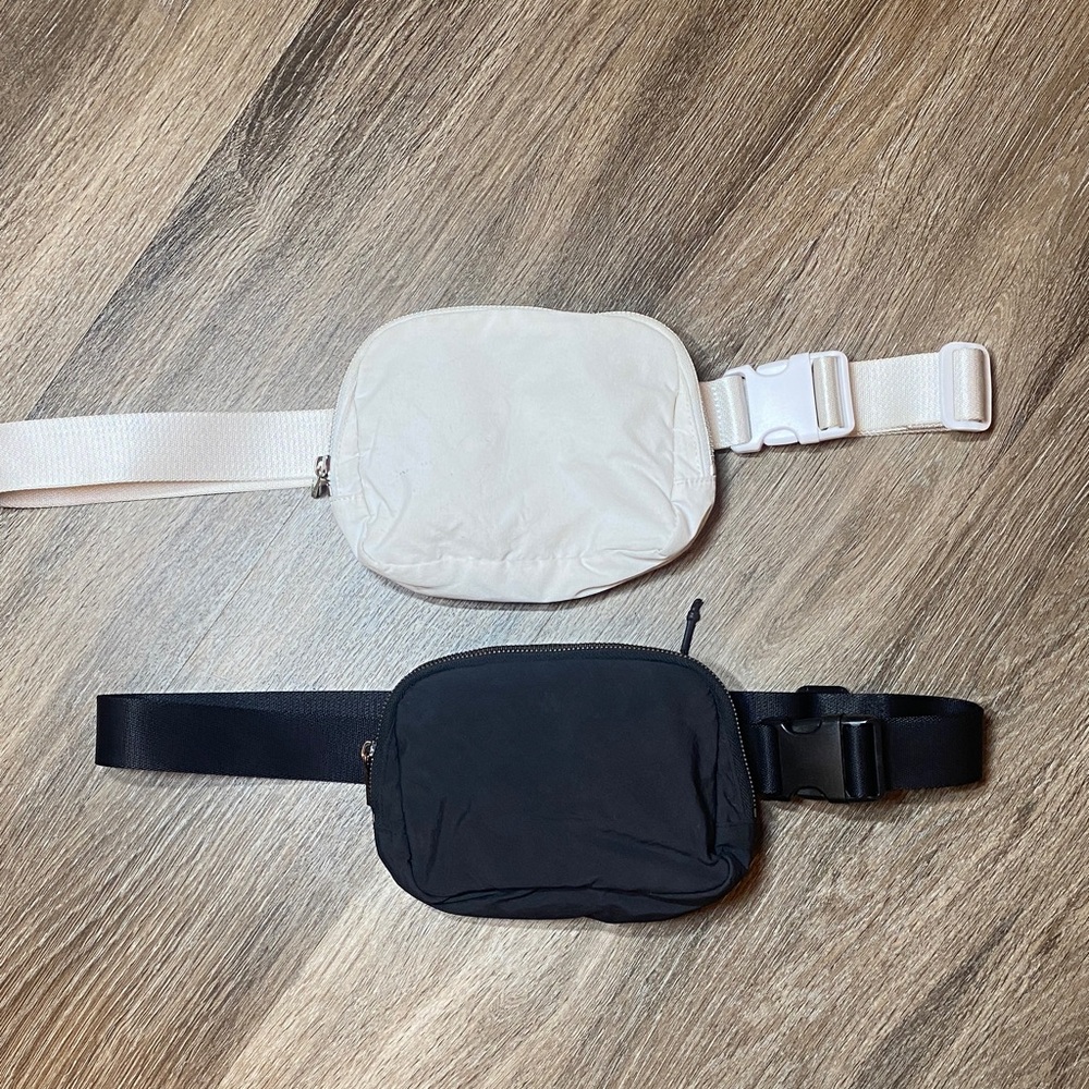 Amazon Women's Black and White Belt Bags